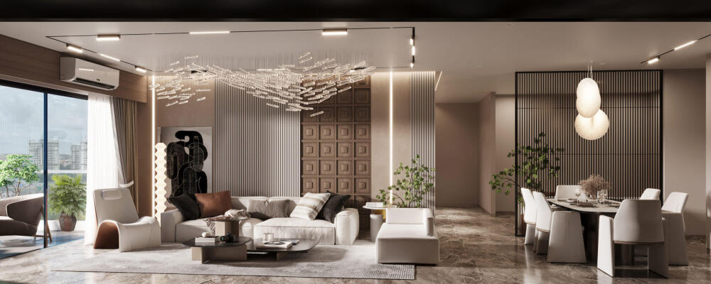 4 BHK Interior Designing