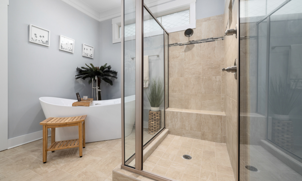 Glass Shower Partition Design